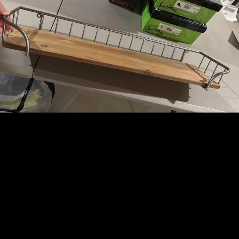 ❌Ragon House wood and wire shelf NWT